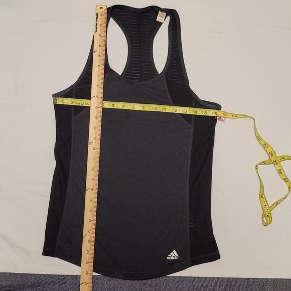 Adidas Mesh Racerback Climalite Tank Top Size Small - Picture 6 of 8